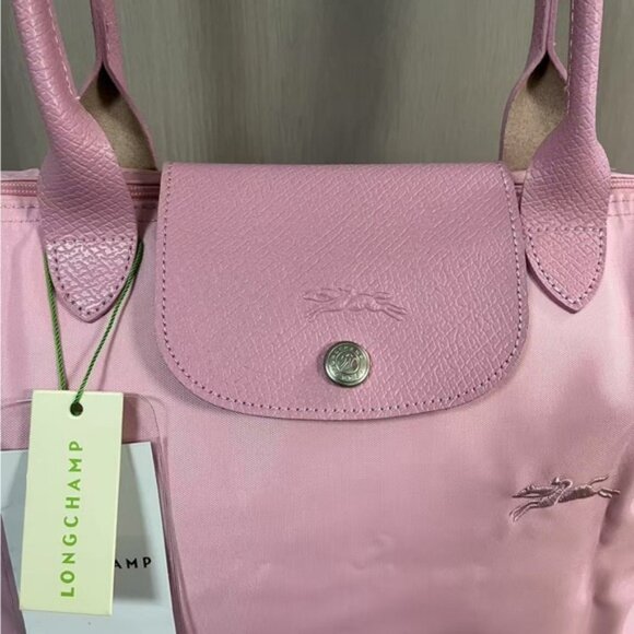 Longchamp Le Pliage Original Large Shoulder Nylon Bag Tote IN Pink - Picture 3 of 6